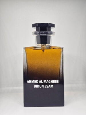 AHMED AL MAGHRIBI BIDUN ESAM 60ML bottle with 30:30 Extreme Eau De Parfum blend